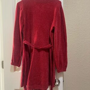Red Women's Sweater Dress